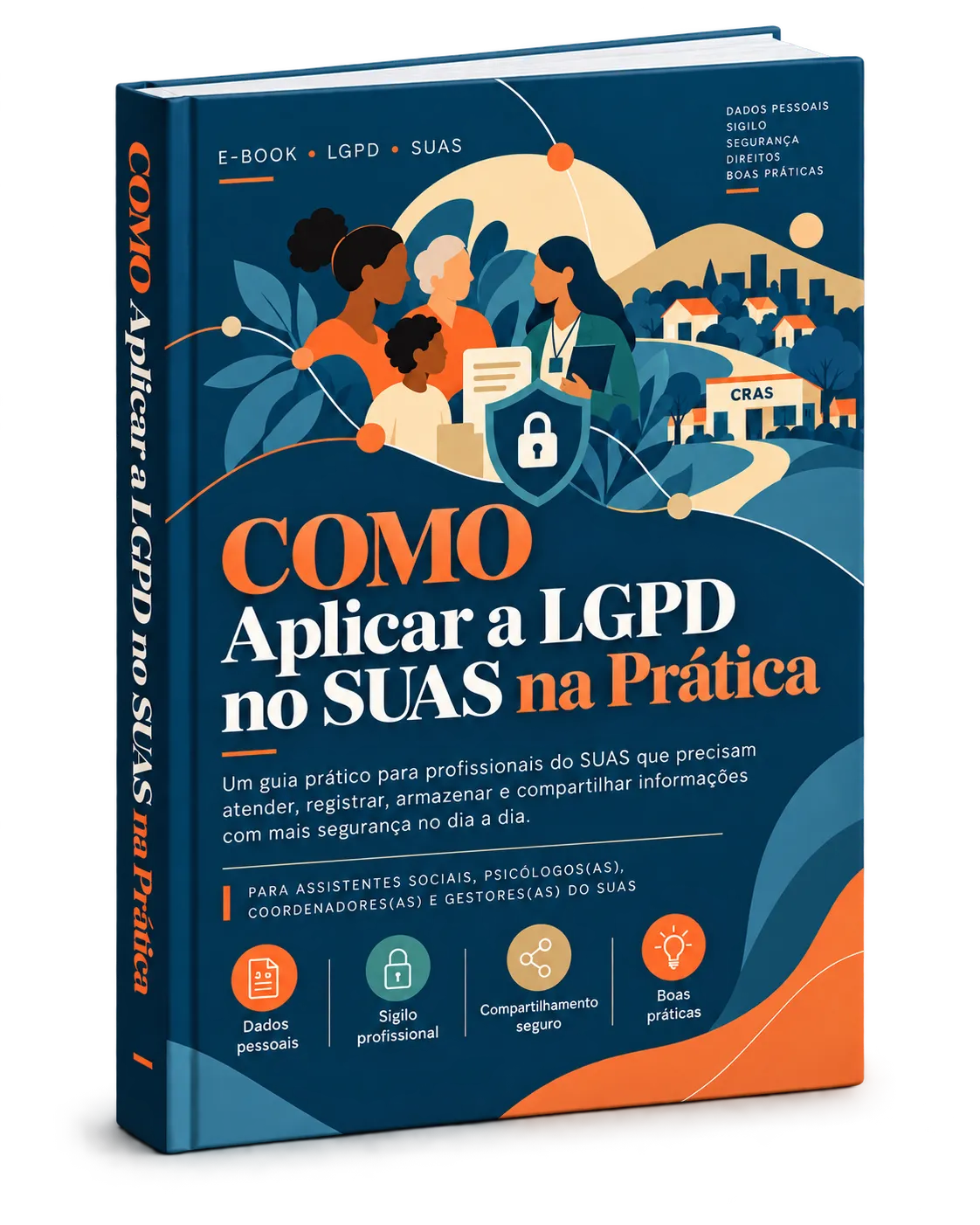 Capa de COMO Aplicar a LGPD no SUAS na Prática